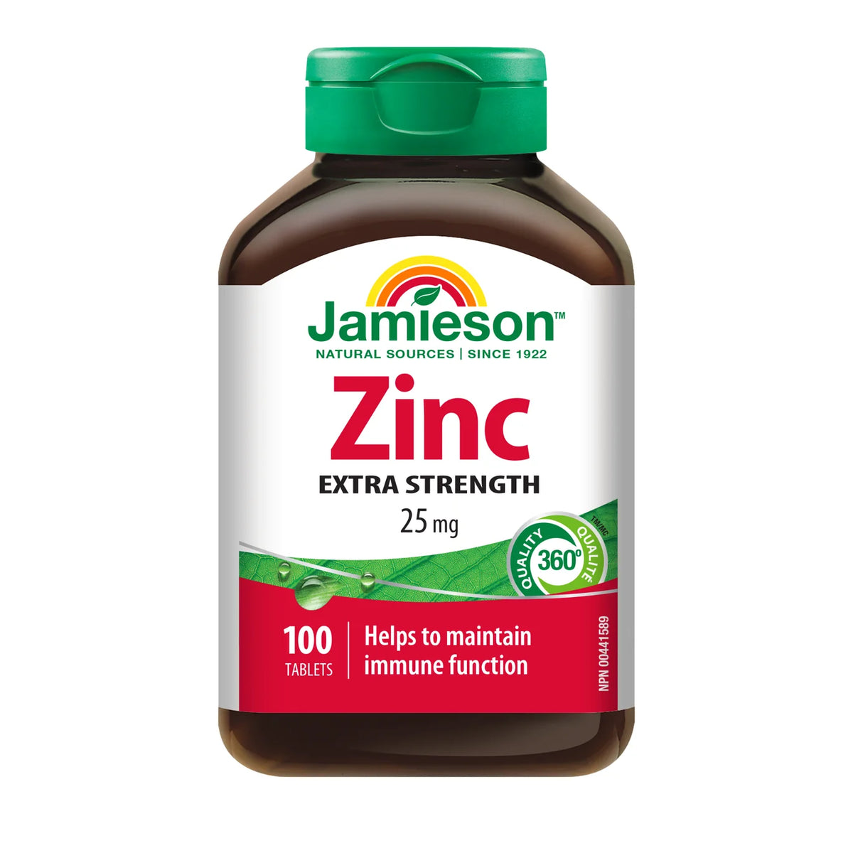 JAMIESON ZINC 25MG
