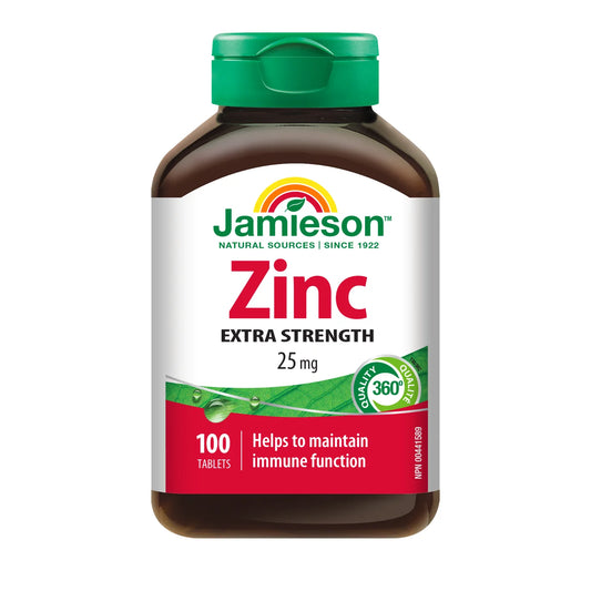 JAMIESON ZINC 25MG